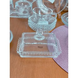 Kit Café da Manhã Wolff Pearl Bolinhas Pires Formato Coração