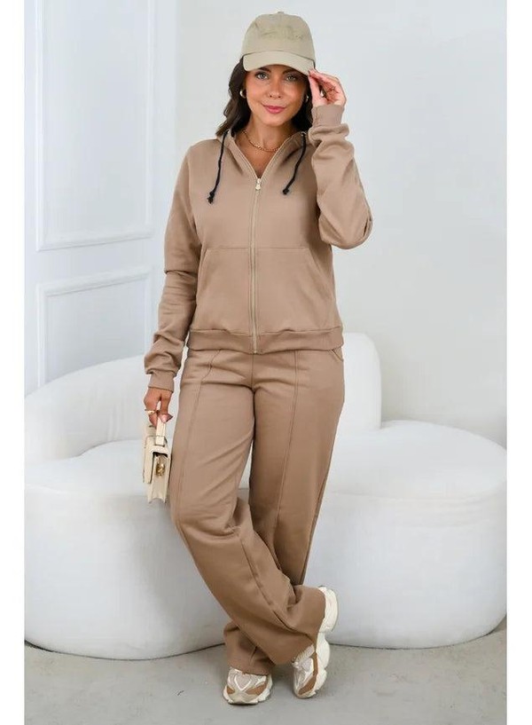 Conjunto Moletom Peluciado Urban Cappucino