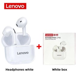 Fone De Ouvido Bluetooth Lenovo LP40  Sem Fio Com Microfone Superb Bass Para Jogos Esportivos