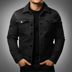 Jaqueta Jeans Masculina Slim Matezzo