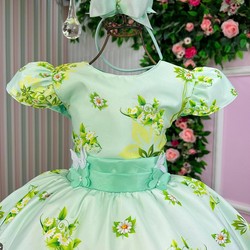 Vestido Temático Luxo - Princesa Tiana 