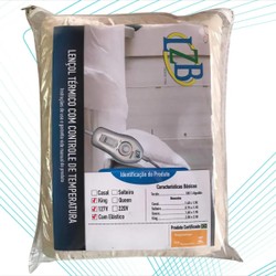 Lençol Térmico Luxo 100% Algodão com Controle de Temperatura