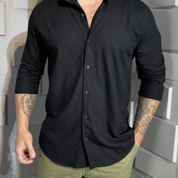 [COMPRE 2 E LEVE 4] Camisas Linho e Elastano – Estilo Refinado em Dose Dupla