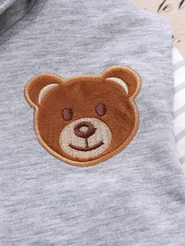Conjunto Moletom Bear Cinza