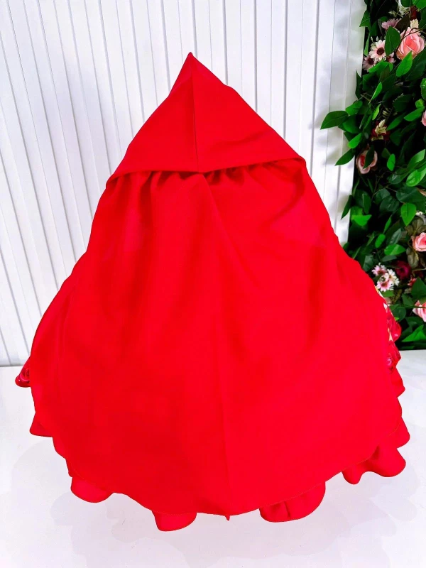 Vestido Temático - Chapeuzinho Vermelho Com Capa
