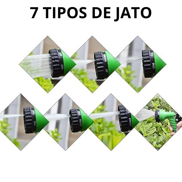 Mangueira Retrátil/Extensiva 15m (VERDE)