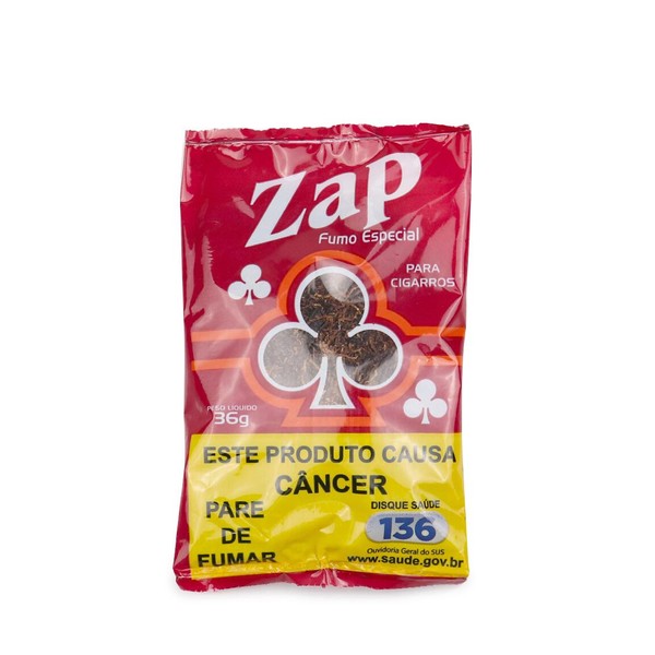 Tabaco para Enrolar Zap Vermelho - Pct (36g)