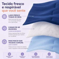 Promoção de inverno (Pague 1 Leve 2) Edredom Marshmallow 2 em 1 + Frete Grátis