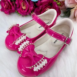Sapatilha Flor Di Mila – Pink com Pérolas