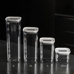 Pote Hermético Ou Quadrado 450ml Linha Duo Lock