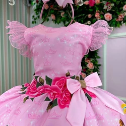 Vestido Temático - Manga Tule - As Princesas  