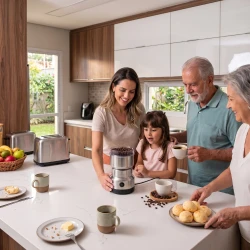 Moedor de Café Elétrico Multifuncional em Aço Inox UltraGrind