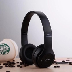 Fone P47 Headphone Sem Fio Estéreo Redução de Ruídos Bluetooth 5.0 Universal Marisa