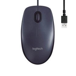 Mouse Logitech Conexao USB Preto - M90