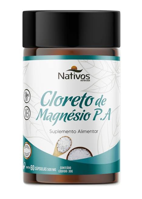 Cloreto de Magnésio P.A 60 caps - Nativos