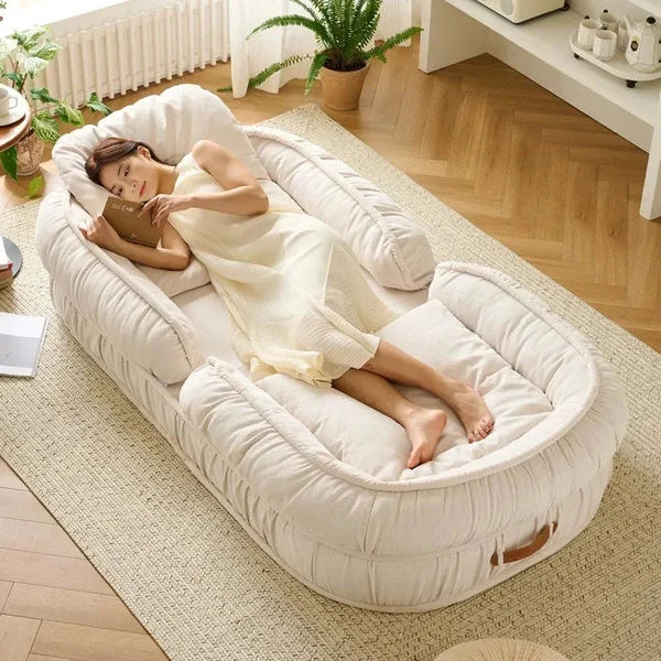 [LEVE 2, PAGUE 1] Sofá-cama Retrátil Algodão 5 em 1 + BRINDES: Almofadas Cushion