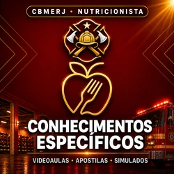 Curso Nutricionista/PSS Bombeiros RJ | Videoaulas + Apostilas + Simulados