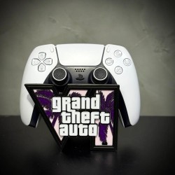 Suporte Premium para Controle Playstation/xbox GTA 6 , de luxo pintado a mão +CHAVEIRO DE BRINDE Pronta Entrega