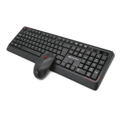 Kit Teclado Com Mouse Sem Fio K-W70BK Preto C3Tech