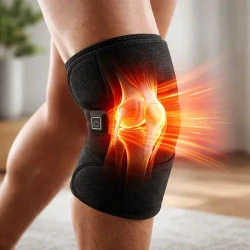 Joelheira Elétrica com Aquecimento USB Ajustável para Conforto Diário
