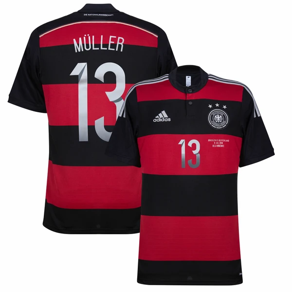 Camisa Seleção Alemanha Away 2014 Müller 13 Modelo Retrô 