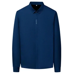 Camisa Masculina Urbano em Algodão e Poliéster Manga Longa
