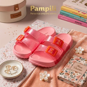 CHINELO PAMPILI FUN GLEE ROSA PVC EXP - 707003
