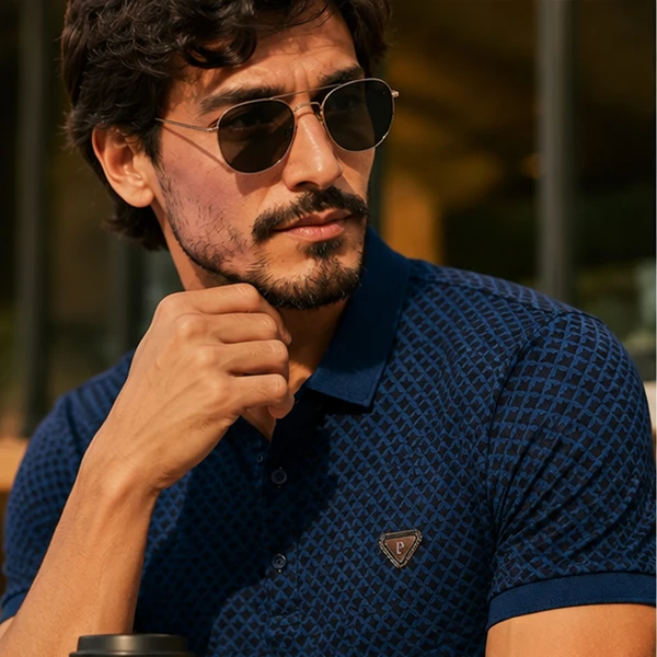[LEVE 5 PAGUE 3] Camisa Masculina Belvior em Algodão e Elastano Premium (Visual Moderno!)
