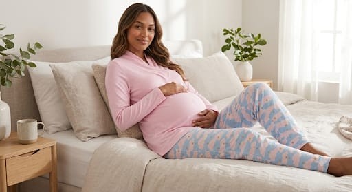 PIJAMA MANGA LONGA ADULTO GESTANTE 76195 PINGO LELE