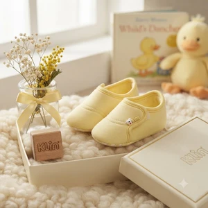 CALCADO KLIN TENIS RECEM NASCIDO AMARELO BB KLIN 208466 