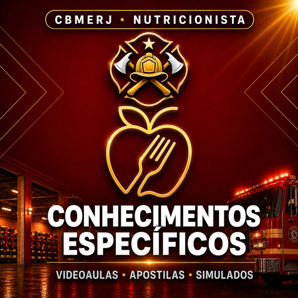 Curso Nutricionista/PSS Bombeiros RJ | Videoaulas + Apostilas + Simulados
