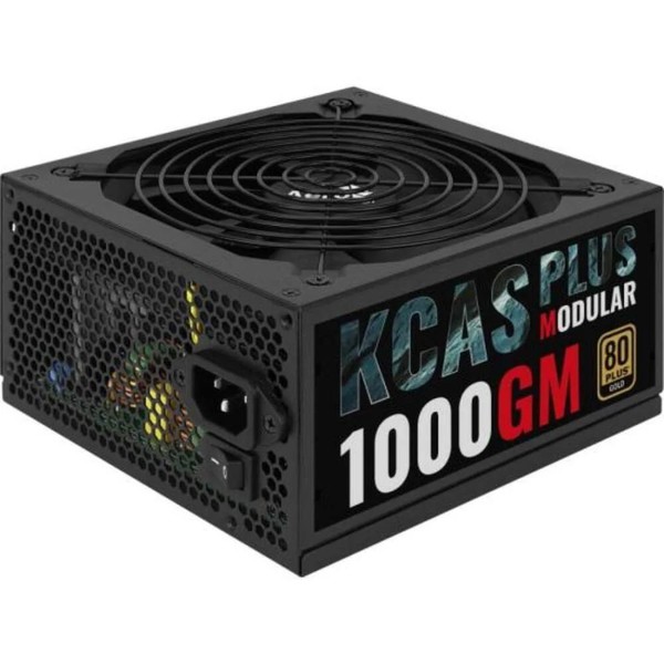 Fonte para PC Aerocool 1000GM Modular KCAS Plus 80 Plus Gold com Cabo - KCAS PLUS 1000GM