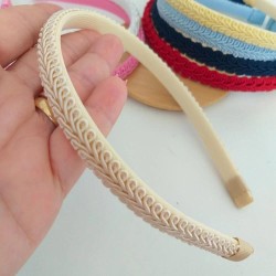 Tiara Renda Bordado Color Luxo