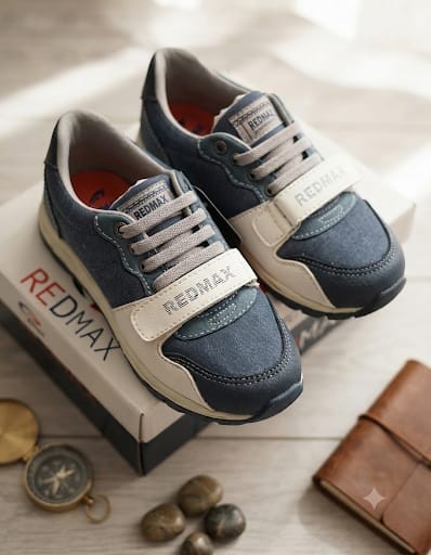 TENIS LIKE REDMAX 5810054 AZUL/BRANCO