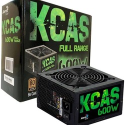Fonte para PC Aerocool ATX 600W KCAS Sem Cabo - KCAS 600W