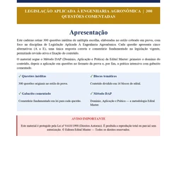Engenheiro Agrônomo/Piauí - 300 Questões Comentadas + Simulado 
