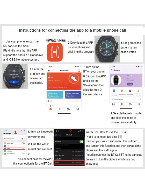 1 peça Relógio Inteligente Esportivo Touch Screen Completo de 1,53 polegadas para Homens e Mulheres, com funções de Chamada/Atendimento, Podômetro, Controle de Calorias, Múltiplos Modos Esportivos, Alarme, Alerta de Notificação, Compatível com Android e i
