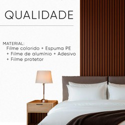 Painel Ripado Adesivo Flexível 40cm x 3 Metros