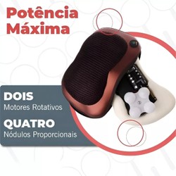 Almofada de massagem eletrônica carro e casa