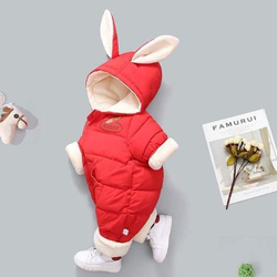 Macacão Inverno Com Enchimento Bebê  3-24 Meses