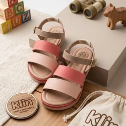 SANDALIA INFANTIL LOLA GOIABA/ROSA KLIN 420004 