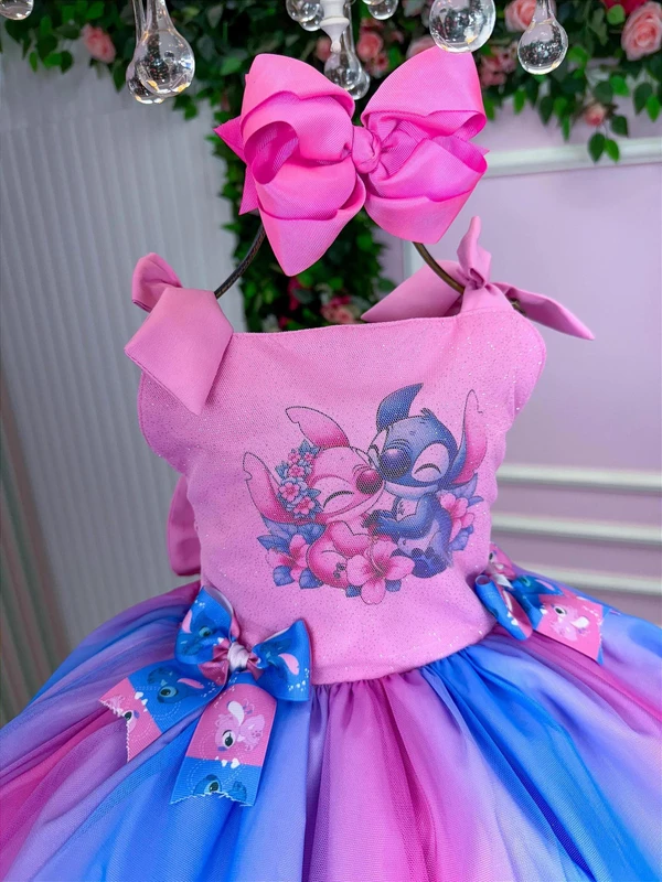 Vestido Temático Luxo - Angel & Stitch  