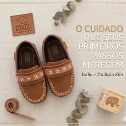MOCASSIM CURUMIM KLIN WHISKY/CARAMELO - 197127