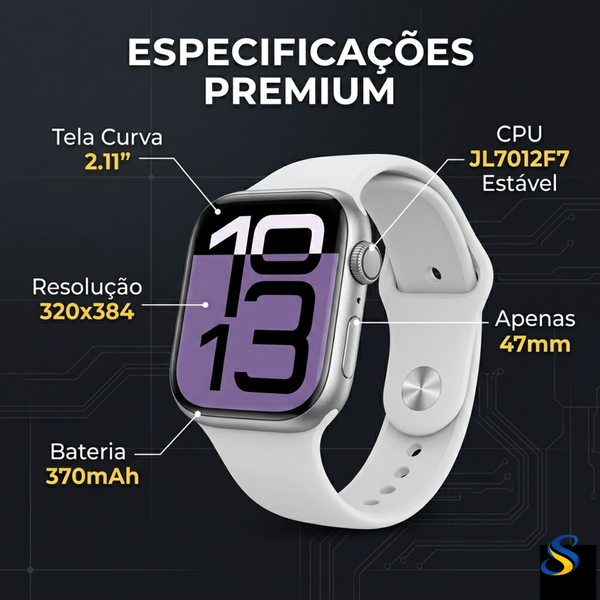 Smartwatch Microwear S10 Pro Chat GPT 1GB IP68