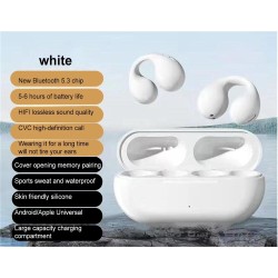Fone De Ouvido Sem Fio Ambie Sound Earcuffs Bluetooth 5.2 IPX5 Fone Esporte À Prova D'água Com Microfone