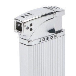 Isqueiro Jobon - Prata Mod. 3 (Maçarico e Chama Normal)