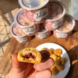 Biscoito Julieta - Amanteigado De Parmesão Com Goiabada