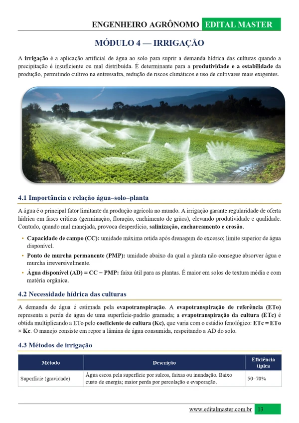 Engenheiro Agrônomo - Concurso Unificado Piauí