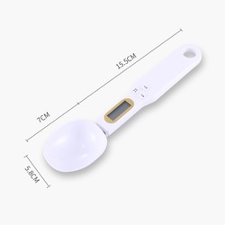 Mini Balança de Cozinha Digital, Balança Eletrônica De Alimentos LCD, Farinha De Cozinha, Leite, Café Em Pó, Peso Medida Colher, 0.1-500g