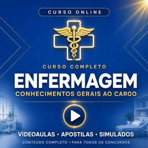 Curso Enfermagem | Videoaulas + Apostilas + Simulados